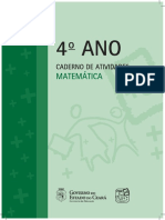 MT - Caderno de Atividades - 4 Ano - 3 e 4 Bimestres