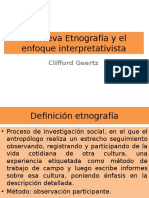 La Nueva Etnografía y El Enfoque Interpretativista2014