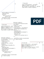 Ejercicios Programacion en C