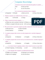 NABARD DA Computer Knowledge Question Papers