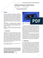 Graphical Modeling and Animation of Brittle Fracture