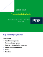 Process Simulation Basics: CHEM-C2120