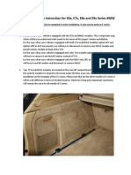 Combox Installation Instruction For Exx Series BMW PDF