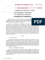 Operador Del Centro Provincial Autonómico de Mando Acceso Libre