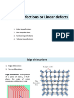 Line Imperfections or Linear Defects