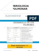 Embriologia Pulmonar