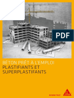 FR Brochure Plastifiants Superplastifiant Beton Pret Emploi