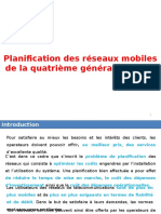 Planification Des Reseaux Mobiles de La Quatrieme Generation