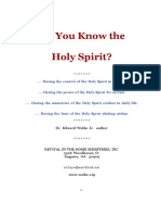 Do You Know The Holy Spirit