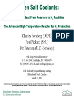 Molten Salt (Reactor) Coolants (Pres. Slides)