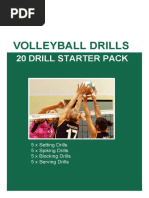 Volleyball Drills: 20 Drill Starter Pack