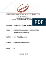 Dolo Eventual y Consiente PDF