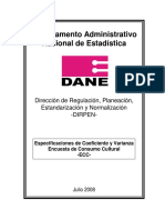 Especificaciones de Coeficiente y Varianza ECC PDF