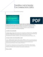 Solución Al Pantallazo Azul Al Instalar Windows XP Sailehf