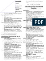 Pulmonary Tuberculosis Health Teaching