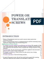 Design of Power Screws