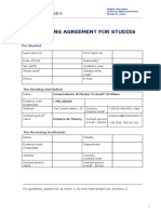 Learning Agreement For Studies: The Student