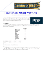 Bestiaire Morts Vivants