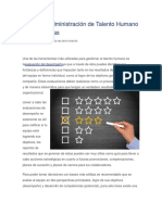 Matriz de Administración de Talento Humano de Las 9 Cajas