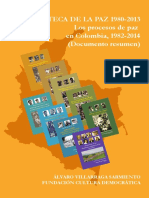 Procesos de Paz en Colombia PDF