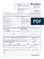 Baggage Inventory Form