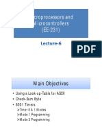 Lecture-6 (Microprocessors and Microcontrollers)