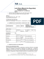 MSDS-clavo y Alambre Sae1008 A