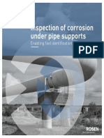 ROSEN Group Inspection of Corrosion Under Pipe Supports