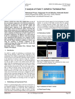 CFD Modelling and Analysis of Clark Y Airfoil For Turbulent Flow