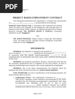 Project Based Employment Contract