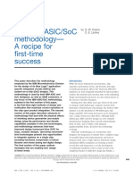 The Ibm Asic/Soc Methodology - A Recipe For First-Time Success