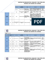 Matriz de Requisitos Legales