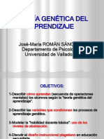 1 (T) Teoría Genética Del Aprendizaje (2 Horas) PDF