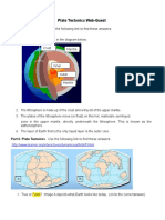 Plate Tectonics Web Quest Student