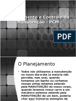 Planejamento e Controle Da Manutenção - PCM