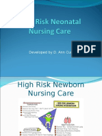 High Risk Neonatal Nursing Care