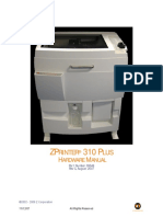 Zcorp Series Zprinter 310 Plus Manual en PDF