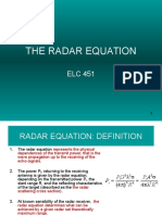 Lecture 2b - The Radar Equation