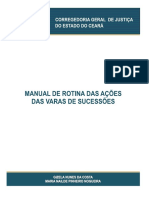 Manual de Rotina Das Ações Das Varas de Sucessões