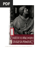 HORNER, J. - Vuelve El Diaconado de La Iglesia Primitiva - Herder, 1962