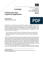 Blokker, Paul. "Pragmatic Sociology: Theoretical Evolvement and Empirical Application." European Journal of Social Theory 14.3 (2011) : 251-261.