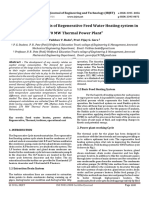 Performance Analysis of Regenerative Feed Water Heating System in 270 MW Thermal Power Plant