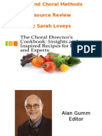 The Choral Director's Cookbook