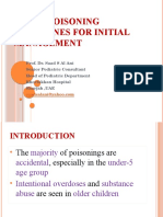 Acute Poisoning Guidelines For Initial Management