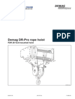 DR 20 Pro Hoist Tech Data