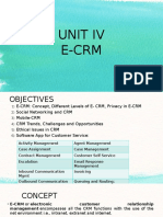 Electronic Customer Relationship Management and Ethics