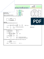 WF Base Plate Design Based On AISC Manual 14th Edition (AISC 360-10)