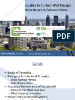 Role of Acoustics in Curtain Wall Design