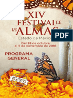 Programa Festival de Las Almas Valle de Bravo 2016