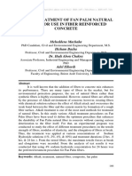 Alkali Treatment of Fan Palm Natural Fibers For Use in Fiber Reinforced Concrete